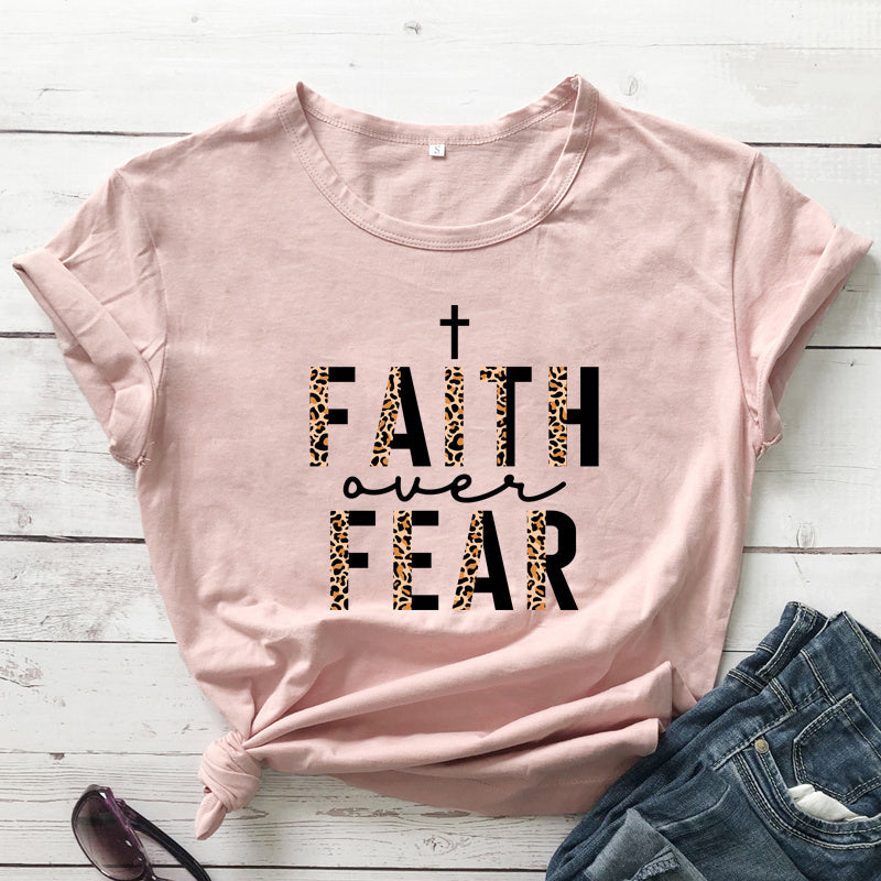 Faith Over Fear Leopard