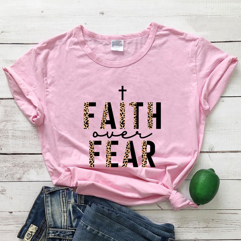 Faith Over Fear Leopard