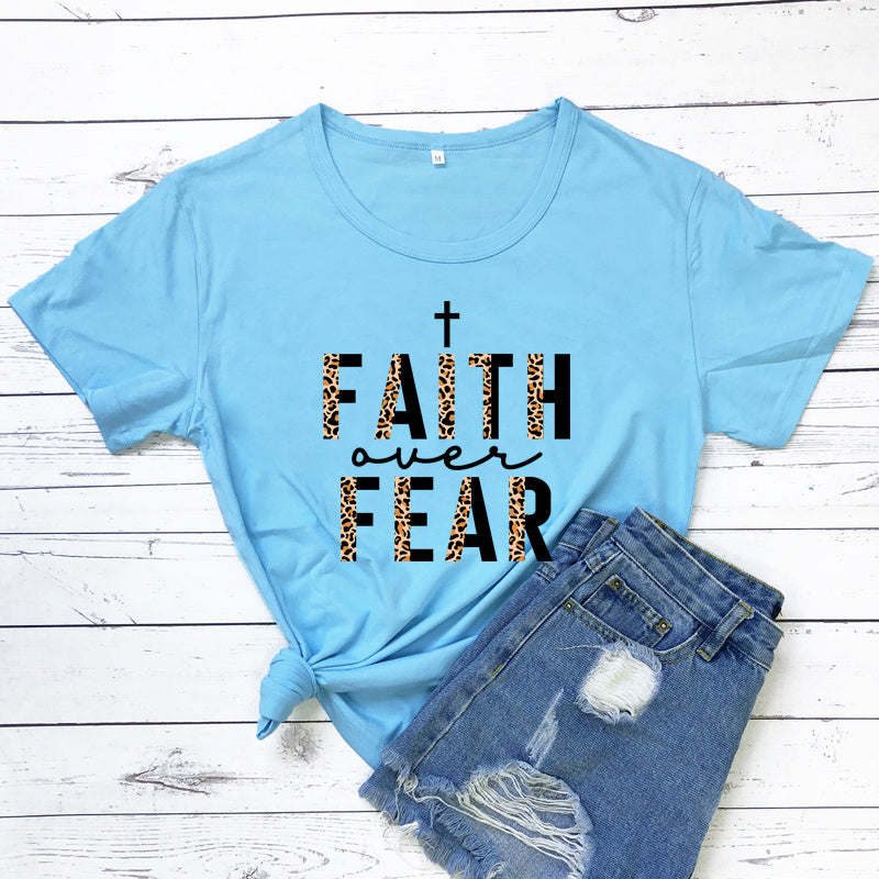 Faith Over Fear Leopard