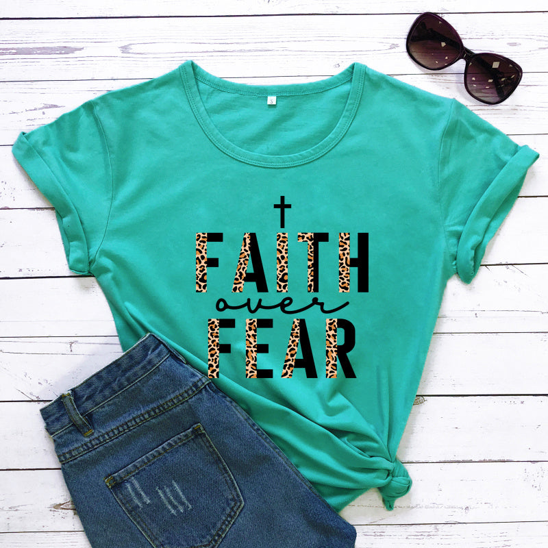 Faith Over Fear Leopard