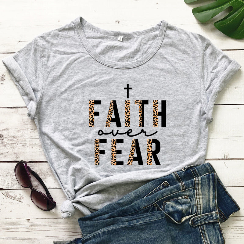 Faith Over Fear Leopard