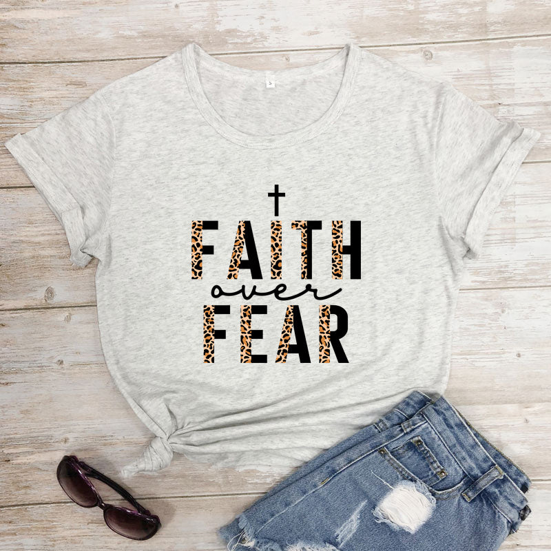 Faith Over Fear Leopard