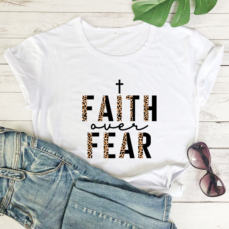 Faith Over Fear Leopard