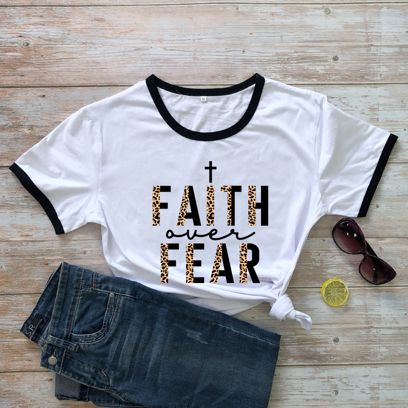 Faith Over Fear Leopard