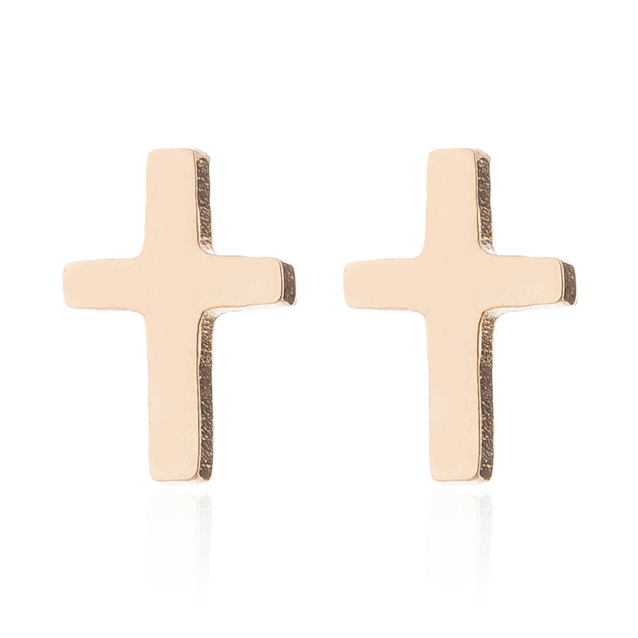 Cross Stud Earrings