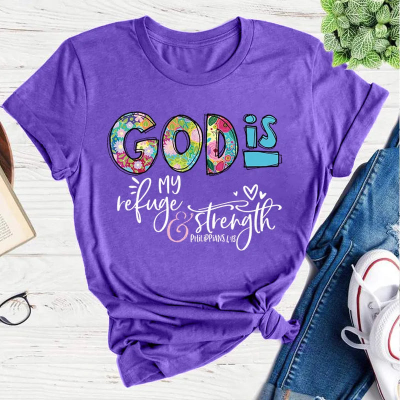 GOD IS Strength T Shirt