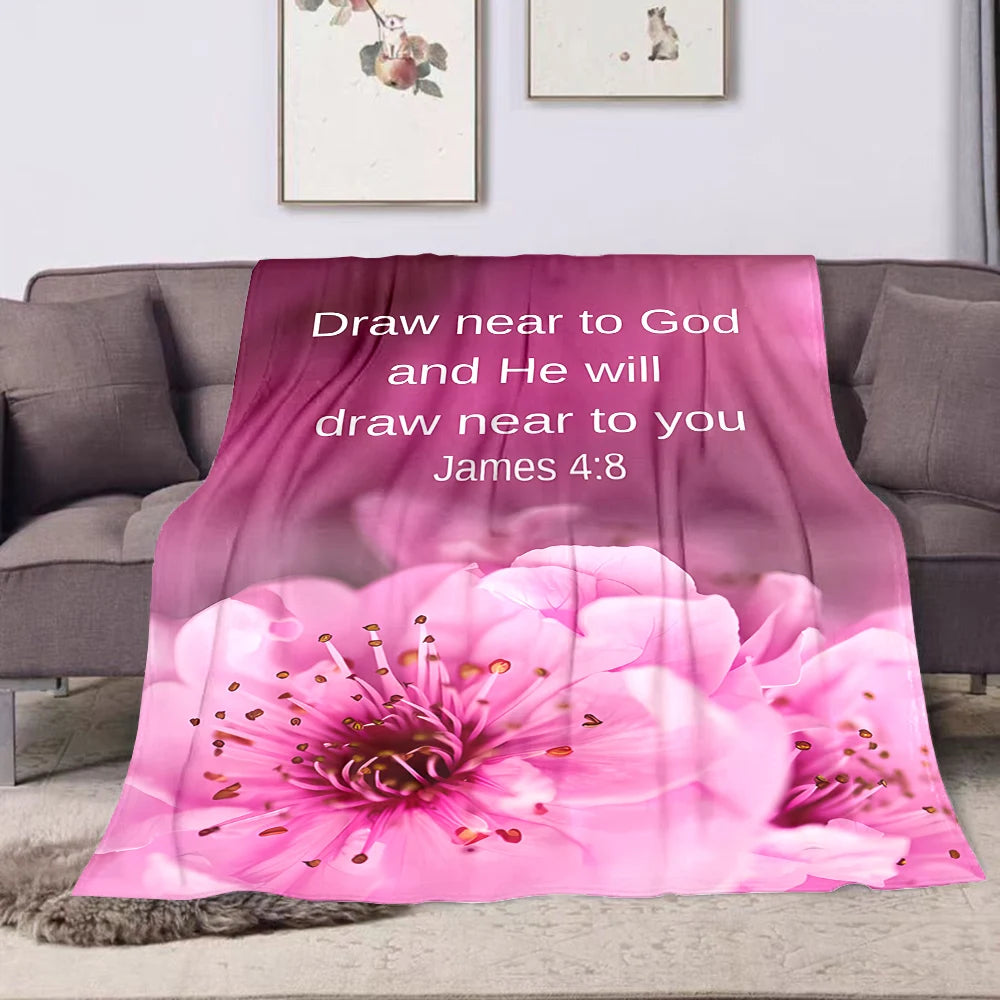 Bible Verse Soft Flannel Blanket