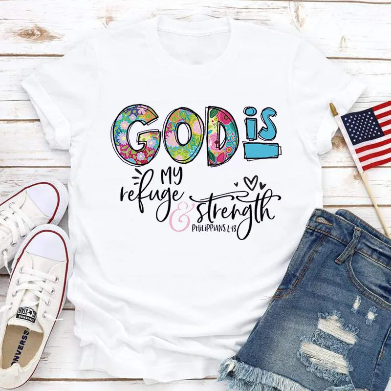 GOD IS Strength T Shirt