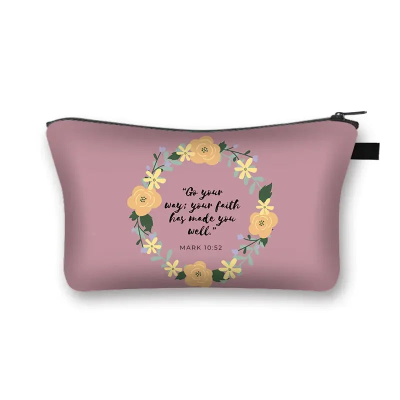 Bible Verse Cosmetic Bag