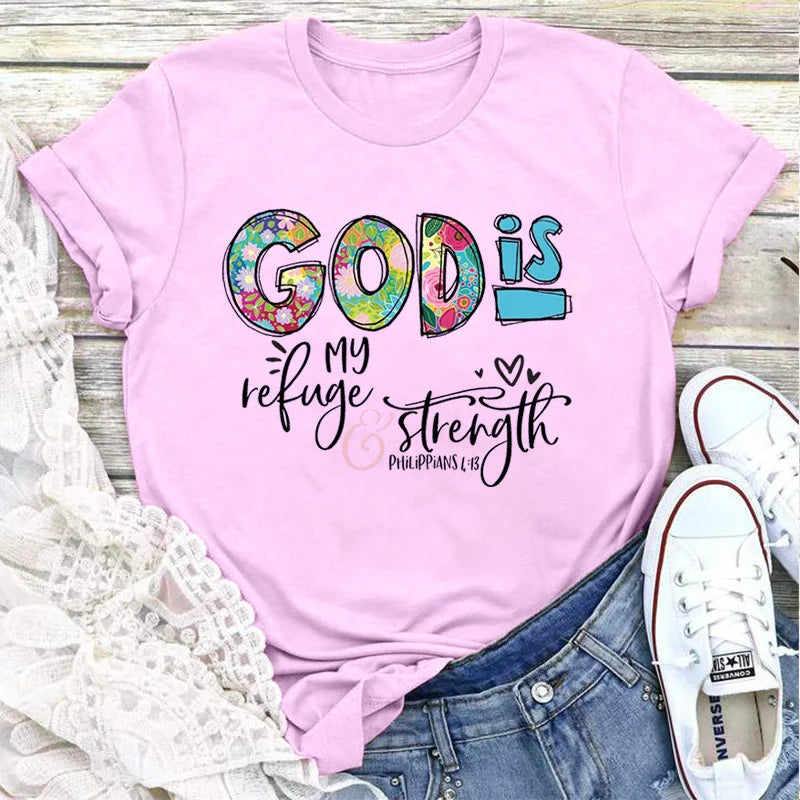 GOD IS Strength T Shirt