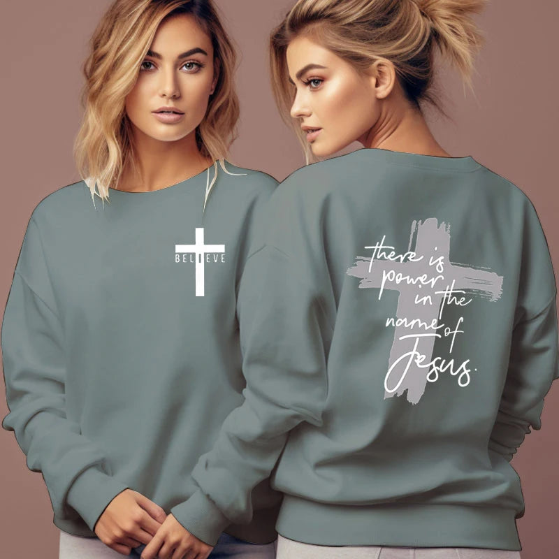 There Is Power in The Name of Jesus Sweatshirt