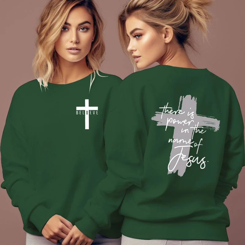 There Is Power in The Name of Jesus Sweatshirt