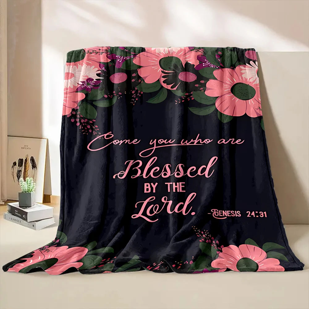 Bible Verse Soft Flannel Blanket