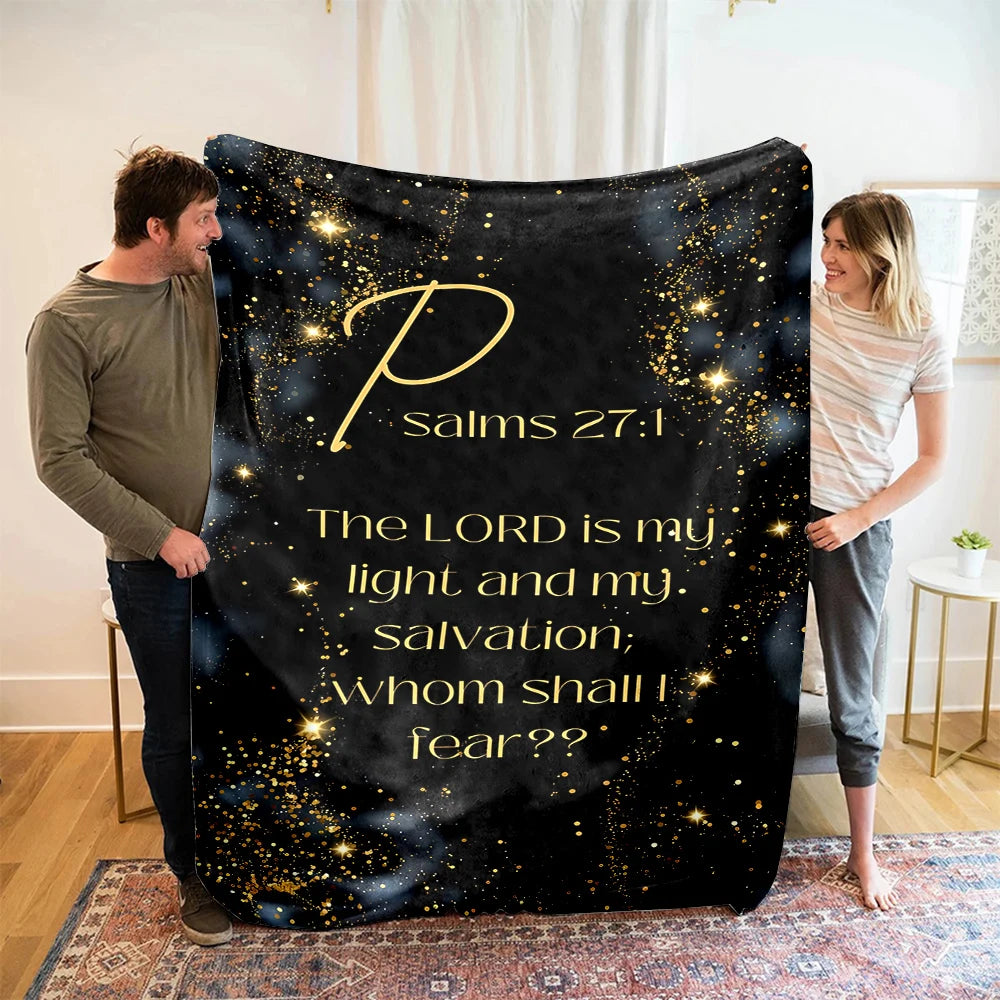 Bible Verse Soft Flannel Blanket