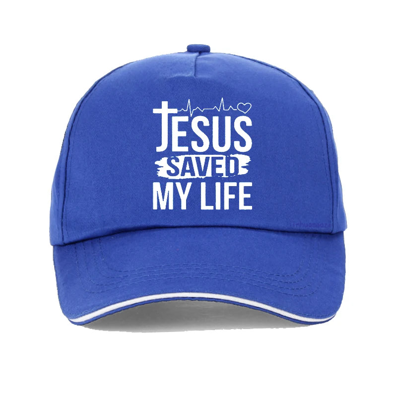 Jesus Saved My Life baseball cap