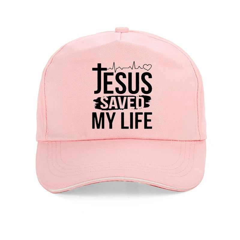 Jesus Saved My Life baseball cap